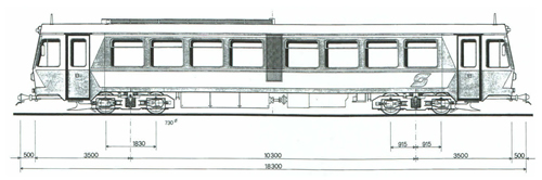 Ferro Train H-5090-003 - Austrian ÖBB Railcar red/ivory